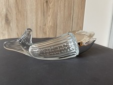 NUSSWAL Erdnusskanne Nusskanne Glas Fisch 70er Jahre Vintage Kultobjekt