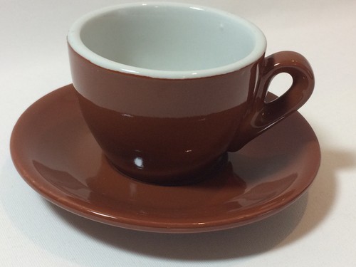 Cappuccinotasse braun - (d2),