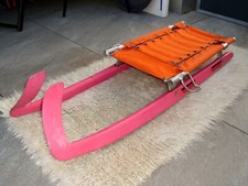 Alter antiker Rennschlitten für Wintersport Schlitten Garmisch Eisbahn selten