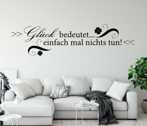 Wandtattoo wohnzimmer spruch - wandtattoo,