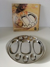 WMF Salat, Eier - Kabarett, Edelstahl, Cromargan, Servierplatte, Vorspeisen, OVP
