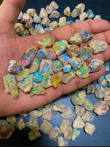 Natürlicher opal kristall roh - opal,