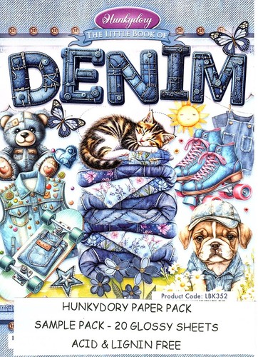 Denim hunkydory little book - denim,