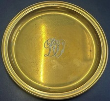 altes kl. Tablett Messing m