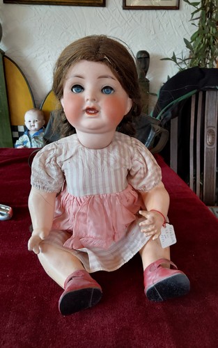 Antike porzellankopfpuppe - antike,