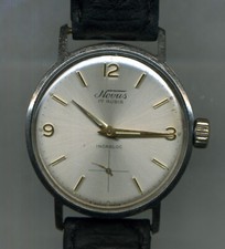 Novus, Swiss, Herren Armbanduhr, 60er Jahre, Handaufzug, Incabloc