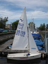 Segeljolle Faccenda Vaurien inkl. Slipwagen und Trailer, Top Ausstattung