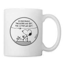 Peanuts Geburtstagsdesign Snoopy Mit Spruch Tasse, One size, Weiß
