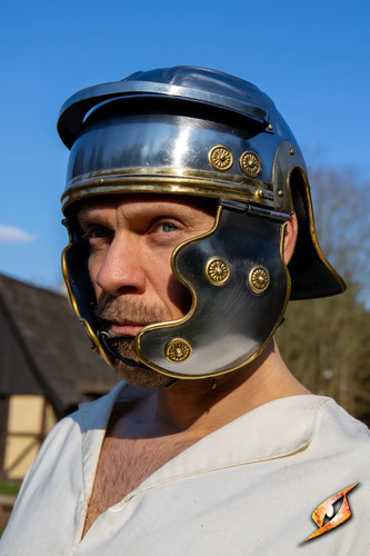 Mittelalter larp stahlhelm - mittelalter,