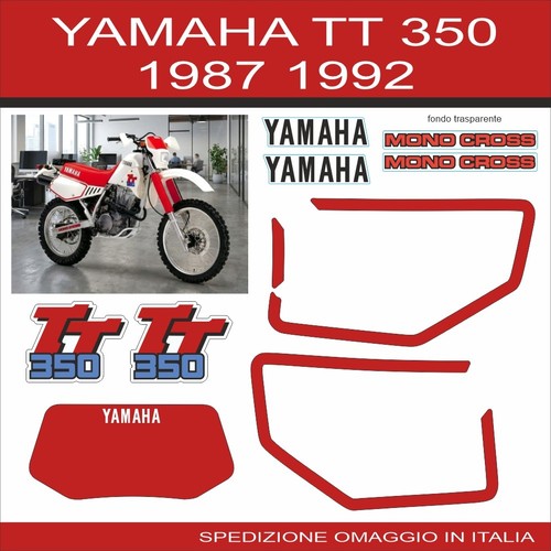 Aufkleber für yamaha 350 - für, tt