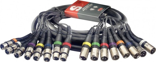 Multicorekabel xlr female - 8x,