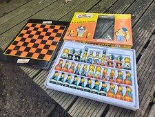 The Simpsons 3D Schachspiel (1991) – Komplett, Figuren wie neu, mit OVP