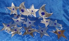 Leonardo Vintage Christbaumschmuck Anhänger Sterne Monde rar