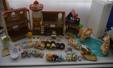Konvolut Sylvanian Families   - Leuchtturm + Häuser + Figuren + Zubehör