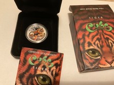 Silbermünze Tiger Australien