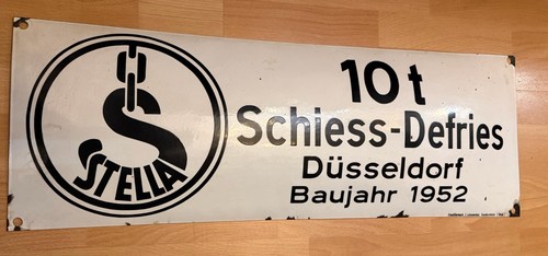 50er emailleschild - 50er,