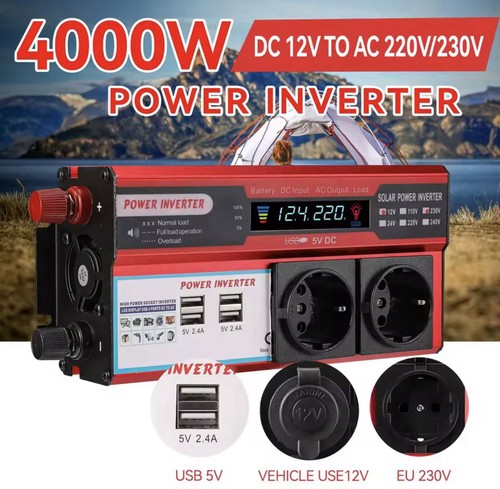 Wechselrichter 12v 4000w - wechselrichter,