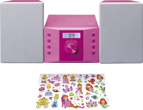 Lenco stereoanlage 013 pink - lenco,