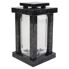 Grab-Lampe Granit Nero Angola