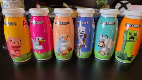 Actimel minecraft leer deko - minecraft,