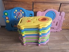 BabyJoy Laufstall 12+2 Paneele