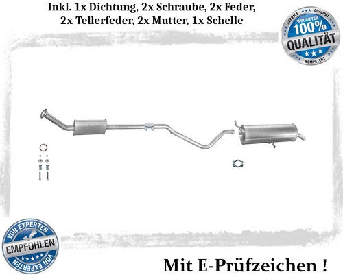 Auspuffanlage für peugeot - für,