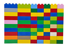 Lego Duplo 70x Basic Steine - 50x 4er (2x2) 20x 8er (2x4) Noppen - Basissteine