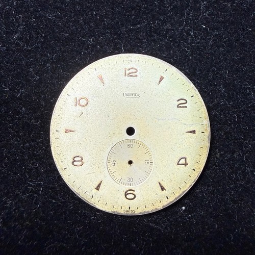 Unitas uhrenzifferblatt beige - unitas,