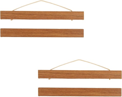 2er set holz posterschiene - 2er,
