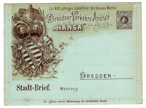 Stadtpost dresden 3pf - stadtpost,