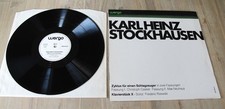 LP Karlheinz Stockhausen "ZYKLUS...Schlagzeuger / KLAVIERSTÜCK X"  WER 60010, NM