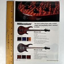 Peavey Millennium Bass Gitarre Original Zeitschrift Aufdruck Ad