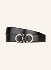 Original NEU SALVATORE FERRAGAMO Designer Gürtel Belt WendeDesign LEDER Geschenk