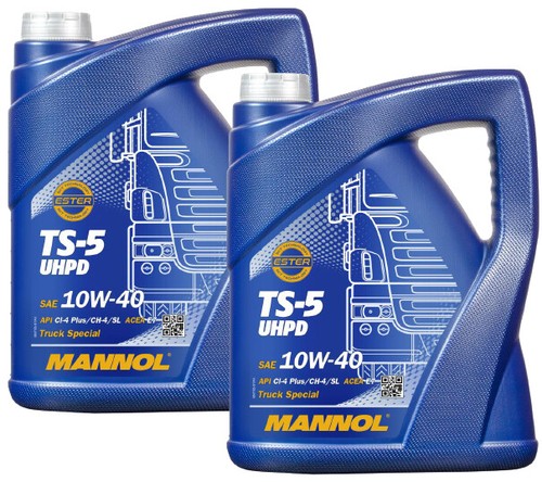 2x5 liter mannol 10w - , uhpd