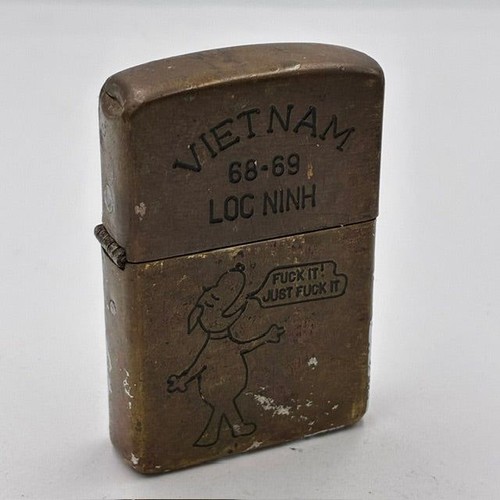 Vintage vietnam zippo - vietnam, 1968