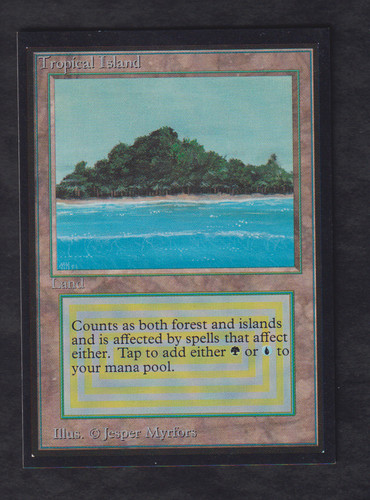 Magic mtg tropical - magic, island