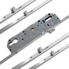 Original GU Ferco Mehrpunkt-Türschloss 35 mm Backset 4 Rollen UPVC 70PZ Neu