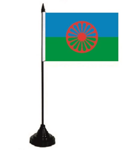 Tischflagge sinti und - sinti, roma