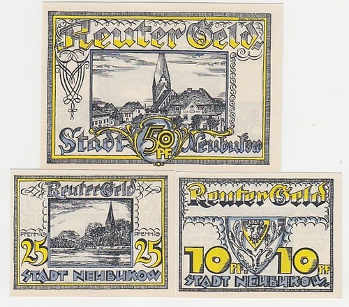 Kompl serie mit banknoten - kompl.,