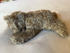 Original Steiff Floppy Zotty Teddy liegend 60 Jahre, Stofftier mit Glocke