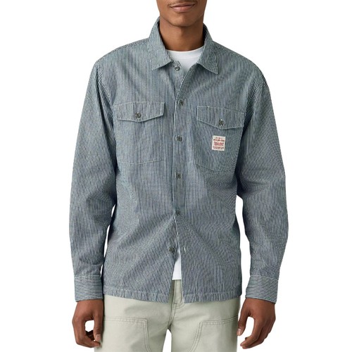 Levis worker shirt dark - ls,
