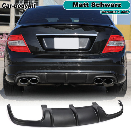 Matt schwarz heckdiffusor - matt,