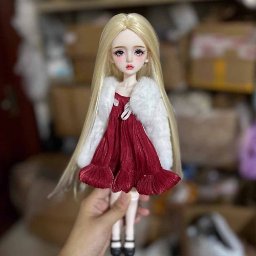 Bjd red dress girl - 1/6,