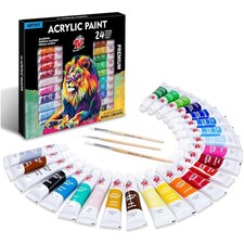 Acrylfarben Set Farben Pinsel