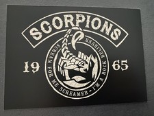 Scorpions Postkarte postcard Karte Konzert Hannover Judas Priest Alice Cooper