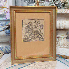 Sebastian Munster, Holzschnitt, Imposanter Löwe