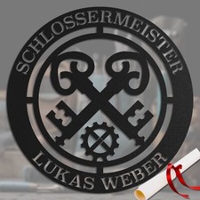 Schlosser Schild mit