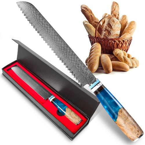 Zoll damast brotmesser mit - zoll-damast,