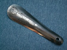 Alter Schuhanzieher mit Werbung " Schuhhaus Josef Luig Anröchte  aus Metall