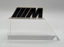 Original BMW M Embleme Logo Schwarz / Gold M2 M3 M4 M5 M6 XM -328